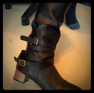Size 42 Euro Ladies Boots, wide calf